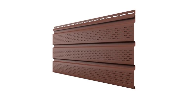 Софит Технониколь полностью перфорированный 3000 х 340 мм Каштан