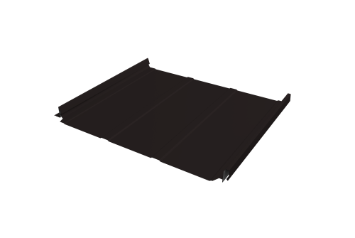 Кликфальц Pro Line Grand Line 0,5 Satin с пленкой на замках RAL 9005 черный