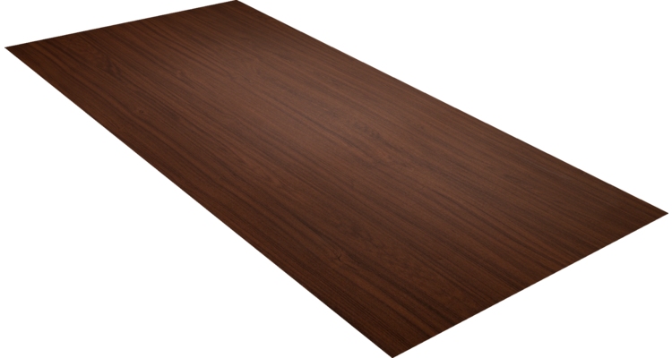 Плоский лист 0.45 Print Elite с пленкой Choco Wood TwinColor