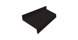 Отлив простой 50 0,5 PurPro Matt 275 RAL 9005 черный (2м)