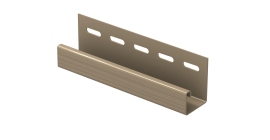 Планка J-трим сайдинга 3050 ЮП (уп 20 шт), цвет бежевый