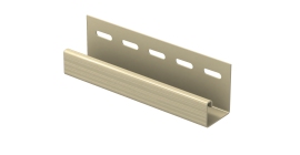 Планка J-трим сайдинга 3050 ЮП (уп 20 шт), цвет кофе с молоком