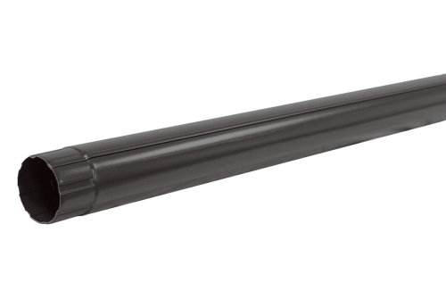 Труба круглая соединительная 90 мм, 3 м Мatt RR 32 темно-коричневый