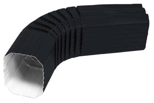 Колено прямоугольное Vortex RAL 7024 мокрый асфальт