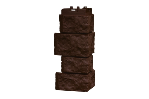Угол GL Дикий камень Classic шоколадный