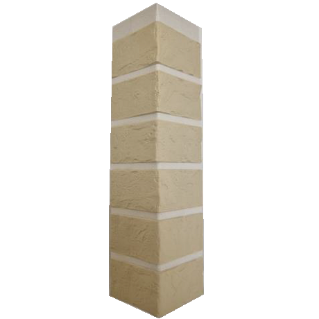 Наружный угол Кирпич рустикальный-01 АП 0,47*0,10м (уп-ка 10 шт.)