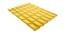 Металлочерепица Модерн Grand Line 0.45 RAL 1018 цинково-желтый