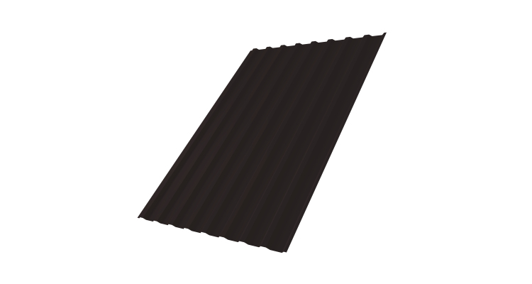 Профнастил С20B 0,45 Drap-double TX RAL 9005 черный