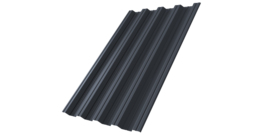 Профнастил НС44 0,5 Velur X RAL 7024 мокрый асфальт