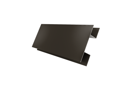 Планка H-образная Блок-хаус new 0,5 Drap TX RR 32 темно-коричневый (2м)