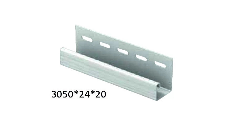 Планка J-трим сайдинга 3050 ЮП (уп 20 шт), цвет белый