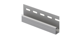 Планка J-трим сайдинга 3050 ЮП (уп 20 шт), цве серый