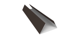 Планка стыковочная составная нижняя 0,5 Drap RR 32 темно-коричневый (2м)