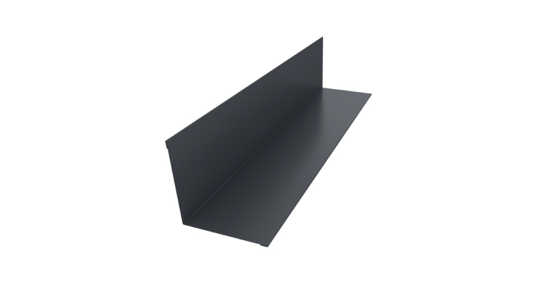 Угол внутренний 110х110 0,45 Drap RAL 7024 мокрый асфальт (3м)