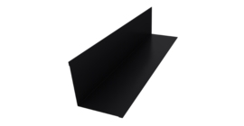 Угол внутренний 110х110 0,45 Drap TX RAL 9005 черный (2м)