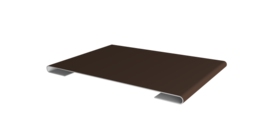 Планка стыковочная 0,5 Satin с пленкой RAL 8017 шоколад (2м)