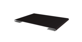 Планка стыковочная 0,5 Satin с пленкой RAL 9005 черный (2м)