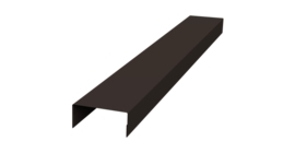 Крышка 45х20 жалюзи Texas 0,45 Drap ST RR 32 темно-коричневый (3м)