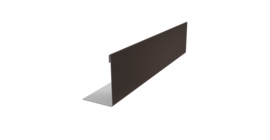 Нащельник 125 Texas 25х35 0,5 Satin RR 32 темно-коричневый (L1,5)