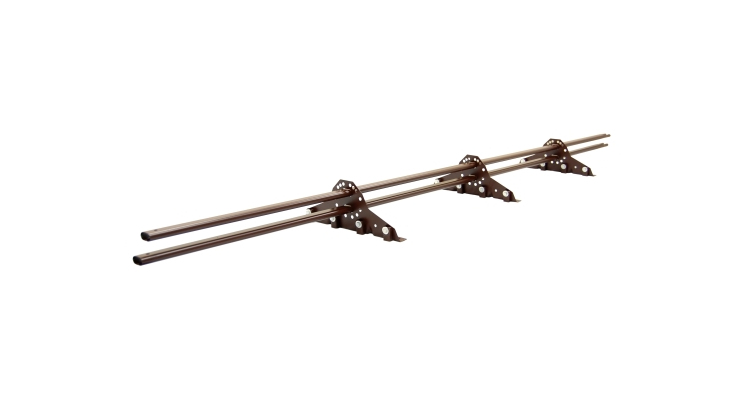 Снегозадержатель для фальцевой кровли Grand Line RAL 8017 3м