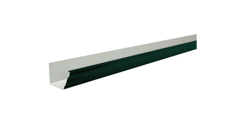 Желоб прямоугольный Vortex 127мм 3м RAL 6005 зеленый мох